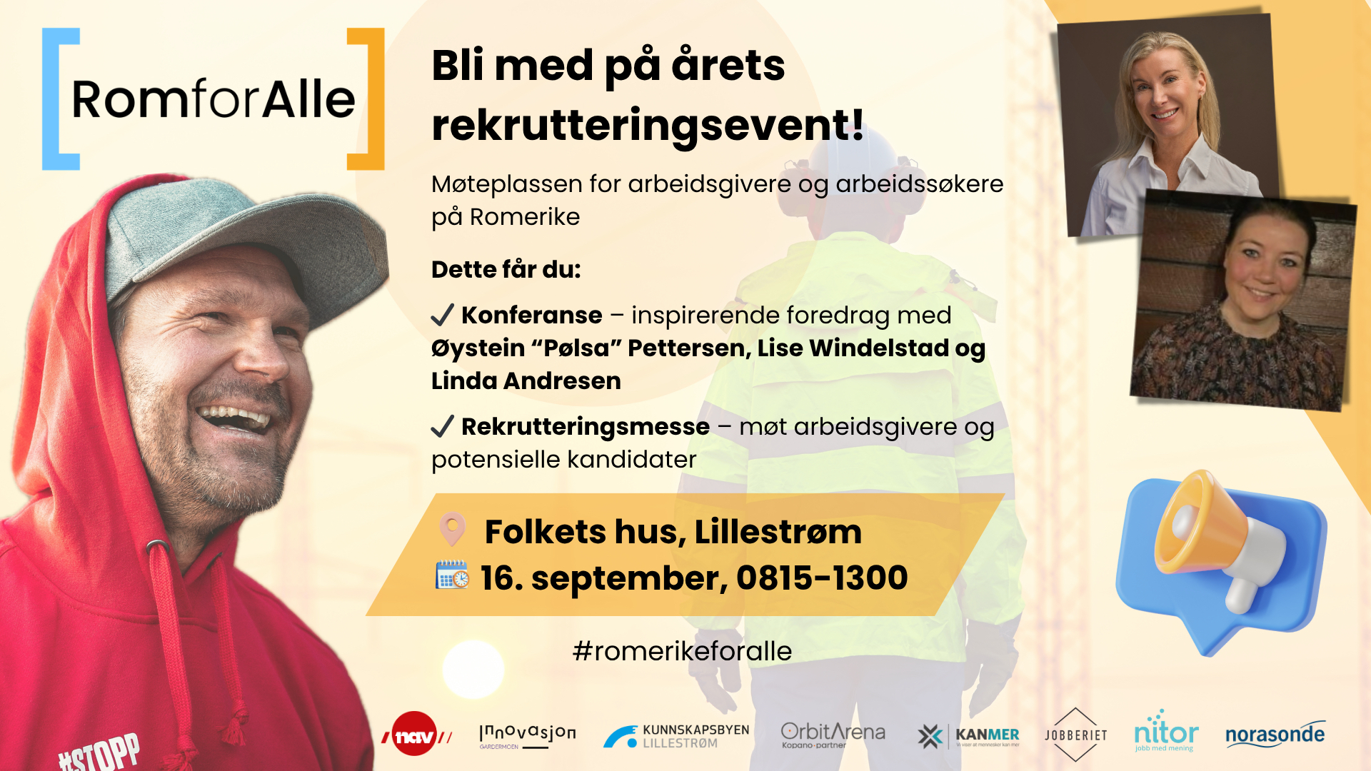 Rom for Alle – Rekrutteringsdagen